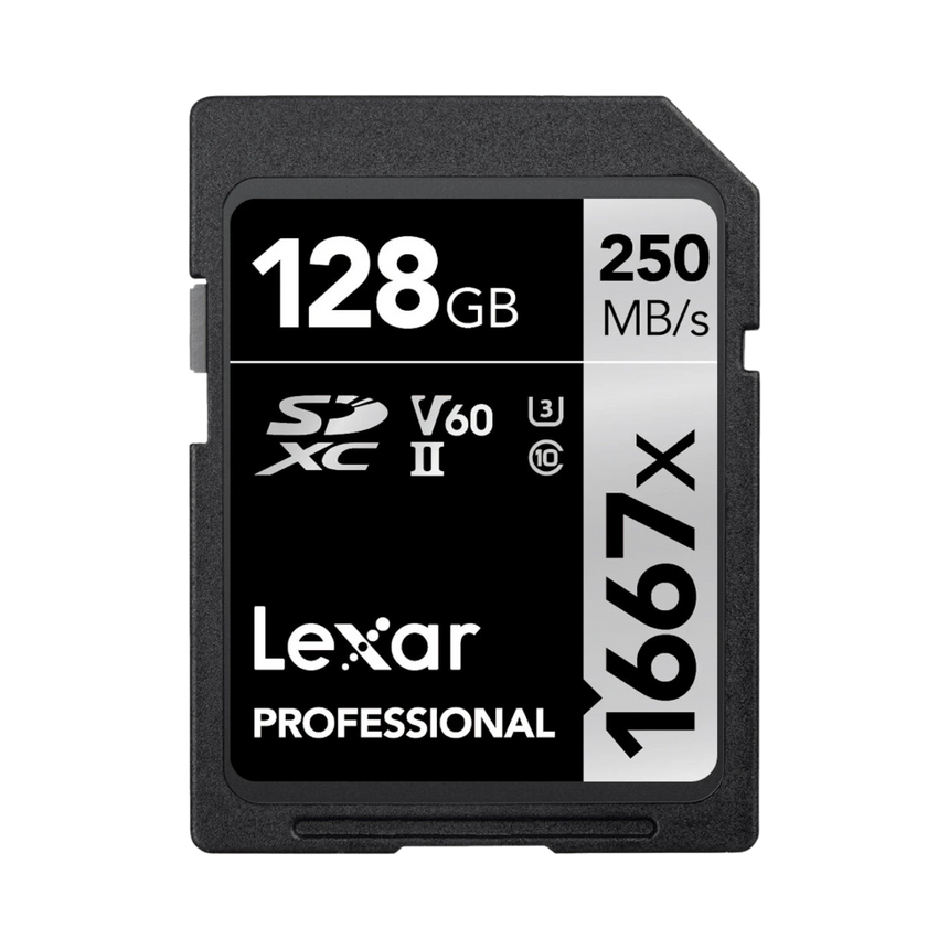 Lexar Professional 1667x 128GB UHS-II SDXC 250MB/s Memory Card — Being Shipped