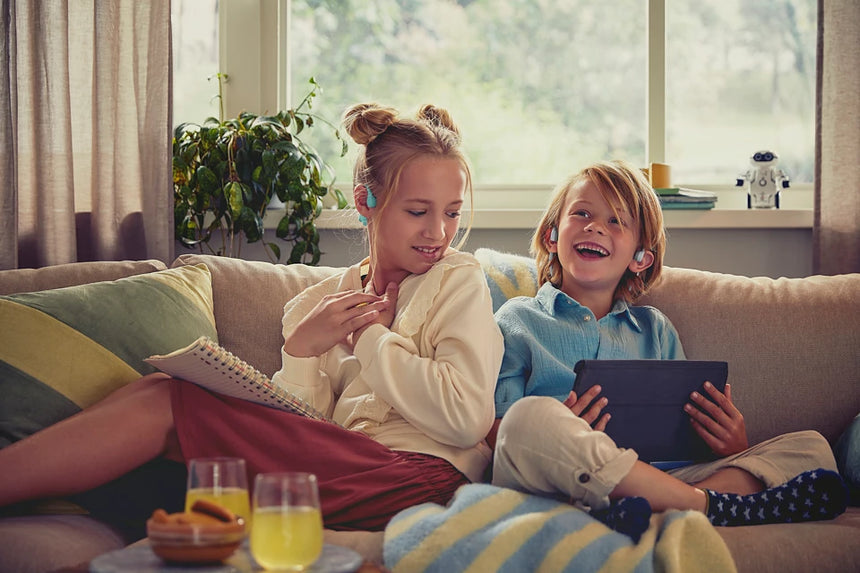 Philips Kids Open-Ear Bluetooth Bone Conduction Headphones (Gray) — Being Shipped