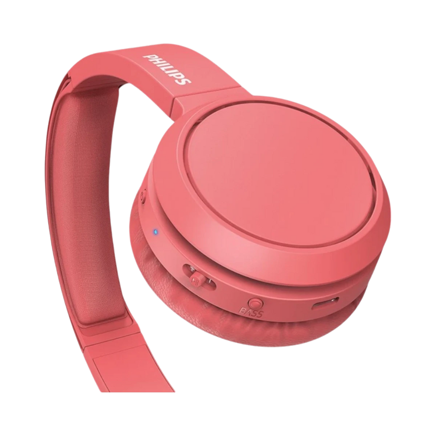 Philips BASS Boost On-Ear Wireless Headphones (Red) — Being Shipped