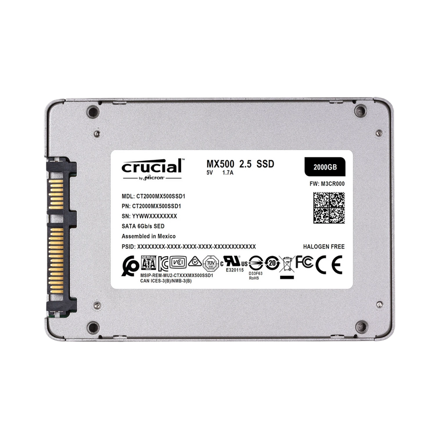 Crucial MX500 2TB 3D NAND SATA 2.5" Internal SSD — Being Shipped