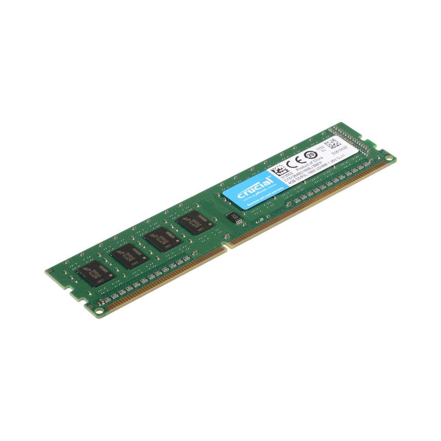 Crucial 4GB DDR3L 1600 MHz UDIMM Desktop Memory Module — Being Shipped