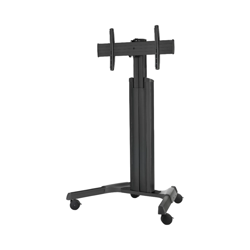 Chief LPAU Series Large Fusion Manual Height Adjustable Mobile AV Cart (Black) — Being Shipped