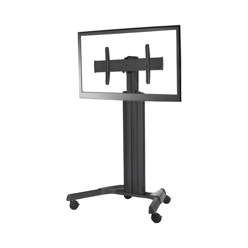 Chief LPAU Series Large Fusion Manual Height Adjustable Mobile AV Cart (Black) — Being Shipped