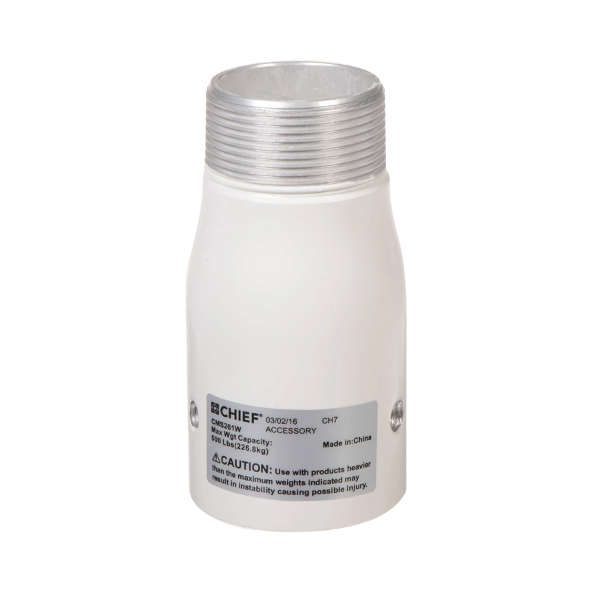 Chief CMS261W Column Cut-Off Adapter (White) — Being Shipped