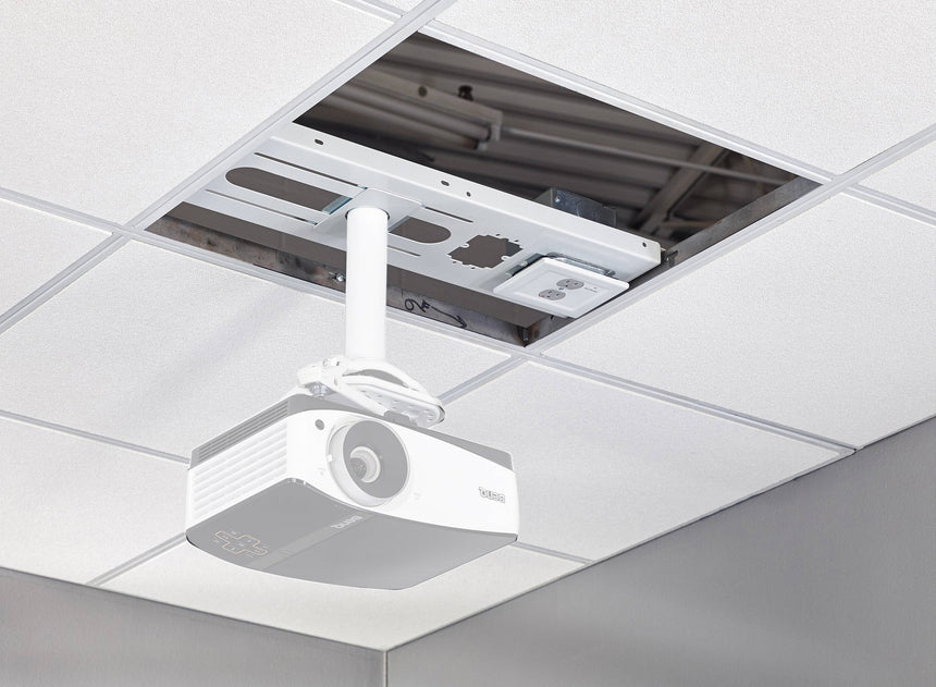 Chief SpeedConnect Above-Tile Suspended Ceiling Kit with 2-Gang Filter & Surge — Being Shipped