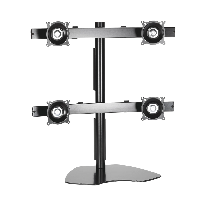 Chief KTP445B Widescreen Quad Monitor Table Stand (Black) — Being Shipped