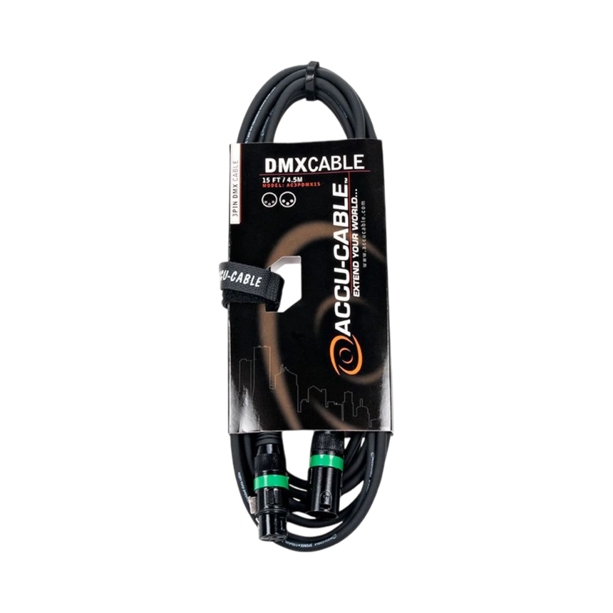 ADJ 15' 3-Pin DMX Cable Male to Female Connection — Being Shipped