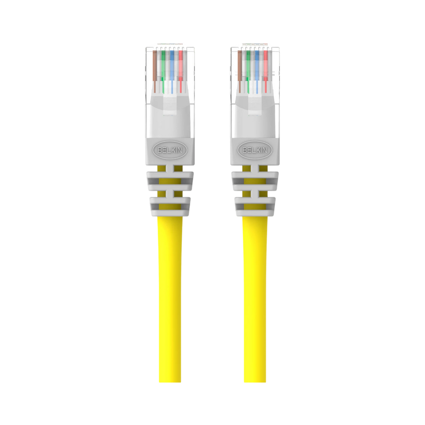 Belkin 10ft CAT5e Crossover Patch Cable (Yellow) — Being Shipped