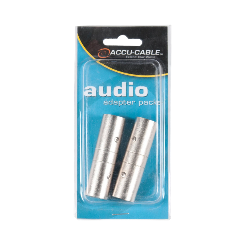 ADJ 3-Pin XLR Male to Male Adapter 2-Pack — Being Shipped