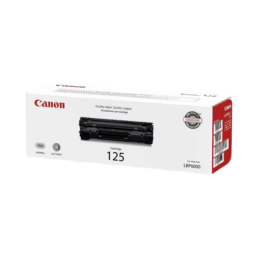 Canon 125 Black Toner Cartridge for Laser Printers — Being Shipped