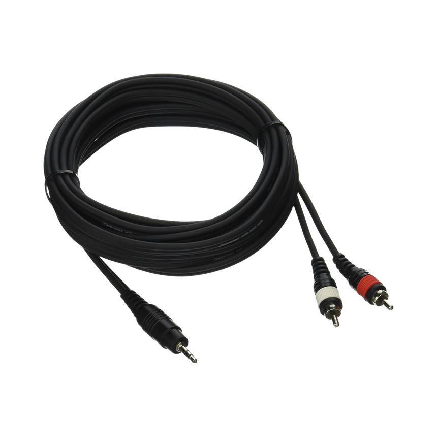 ADJ 15’ MP-15 1/8" Mini Plug to RCA Audio Cable — Being Shipped
