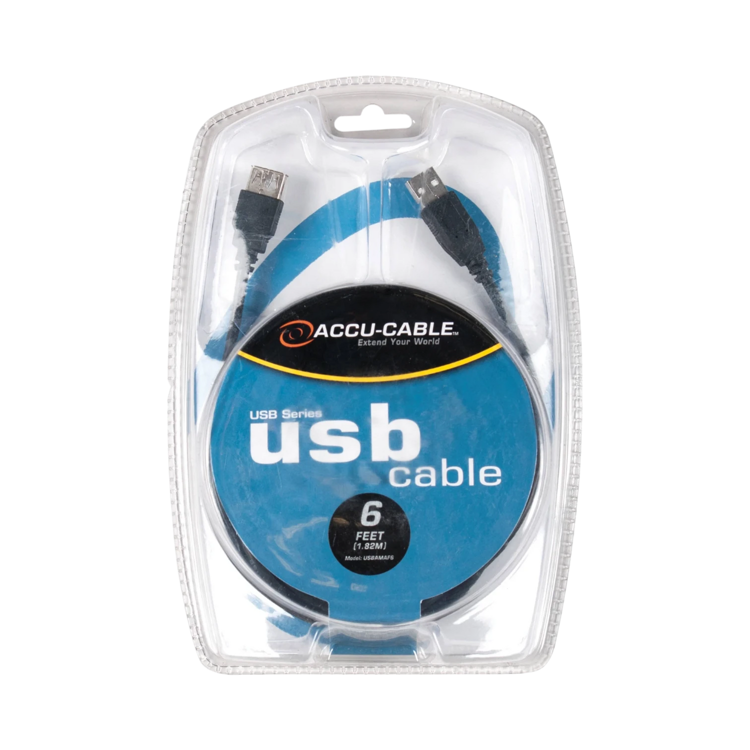 ADJ Accu-Cable USB 2.0 Type A Male to Female Extension Cable 6ft — Being Shipped