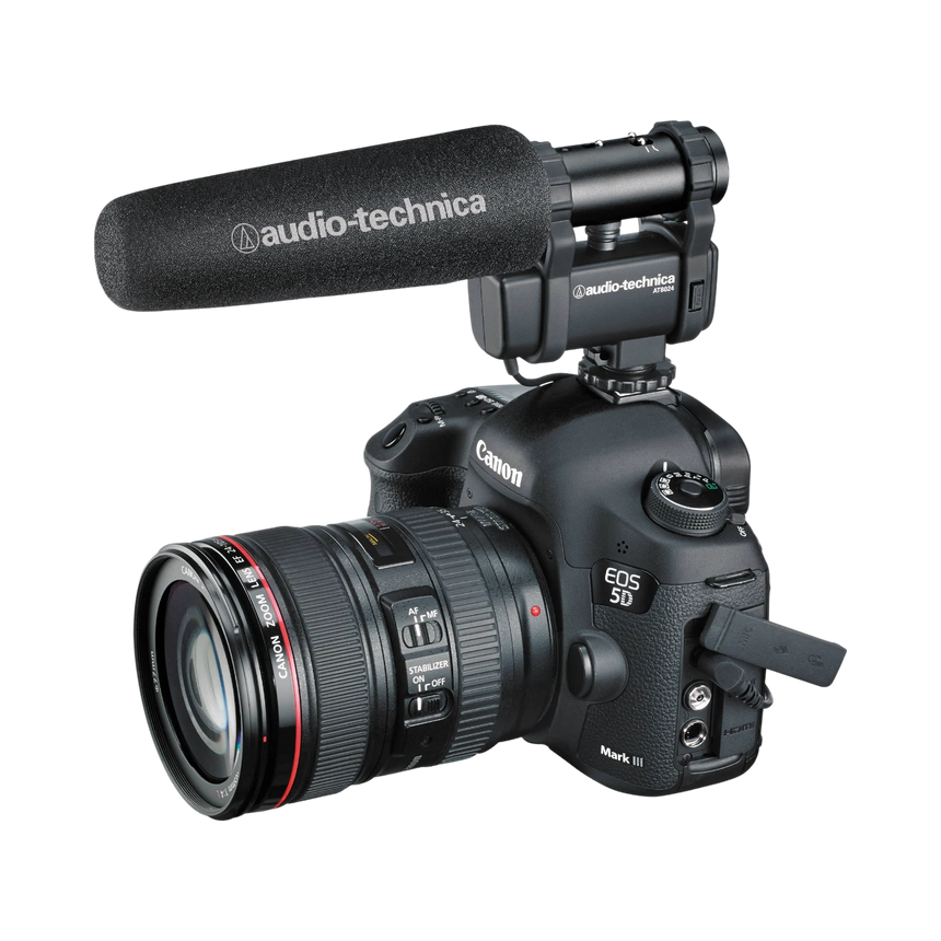Audio-Technica AT8024 Stereo/Mono Camera-Mount Microphone — Being Shipped