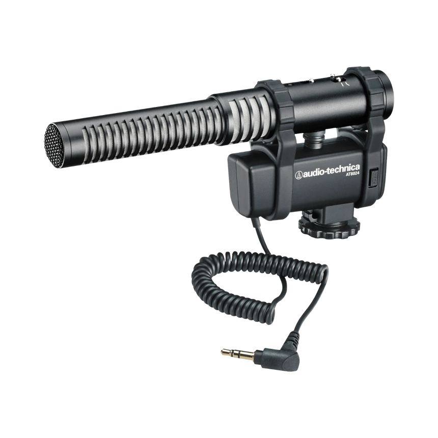 Audio-Technica AT8024 Stereo/Mono Camera-Mount Microphone — Being Shipped