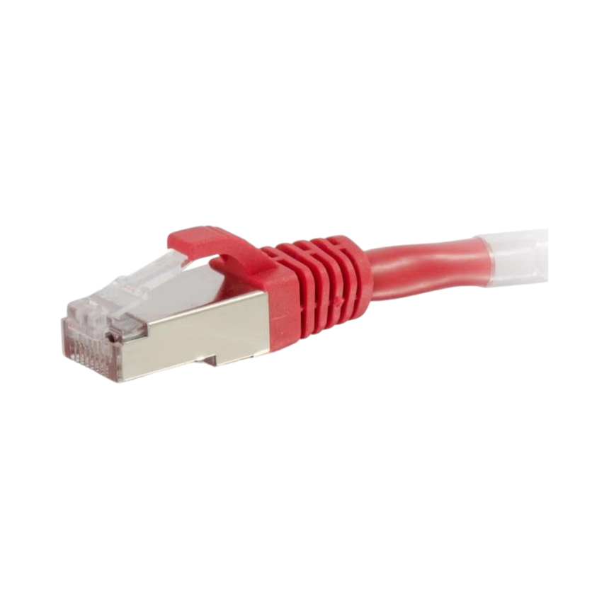 C2G 0.5ft Cat6 Shielded Ethernet Network Patch Cable (Red) — Being Shipped