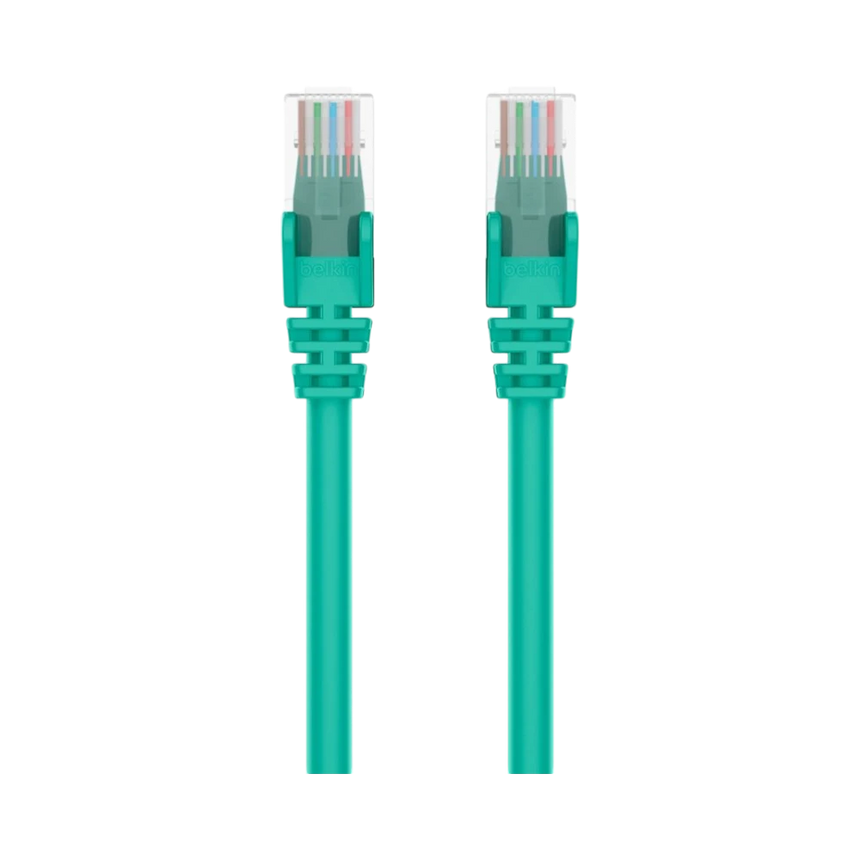 Belkin 15ft CAT5e Snagless Patch Cable (Green) — Being Shipped