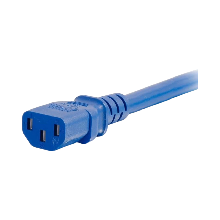 C2G 1ft 14AWG Power Cord IEC320C14 to IEC320C13 (Blue) — Being Shipped