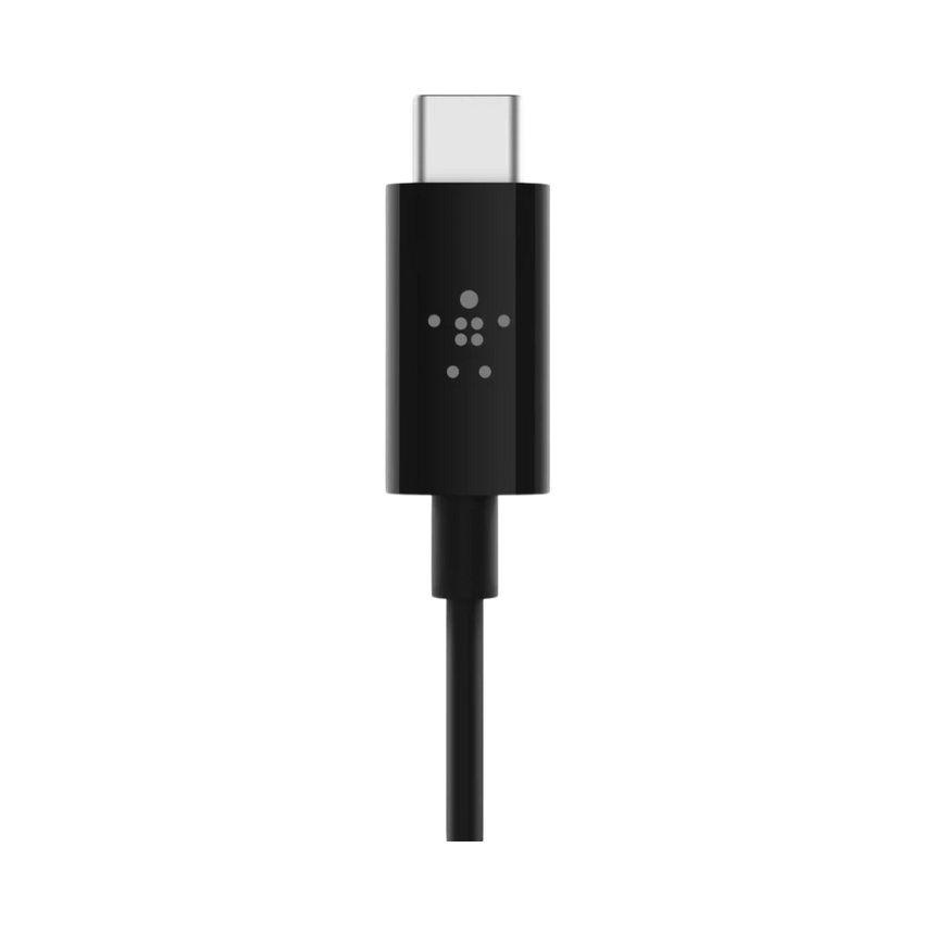 Belkin USB-C to 3.5mm Audio Cable for Smartphones 3ft (Black) — Being Shipped