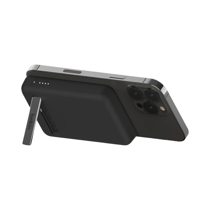 Belkin BoostCharge Magnetic Wireless Power Bank with Stand (Black) — Being Shipped