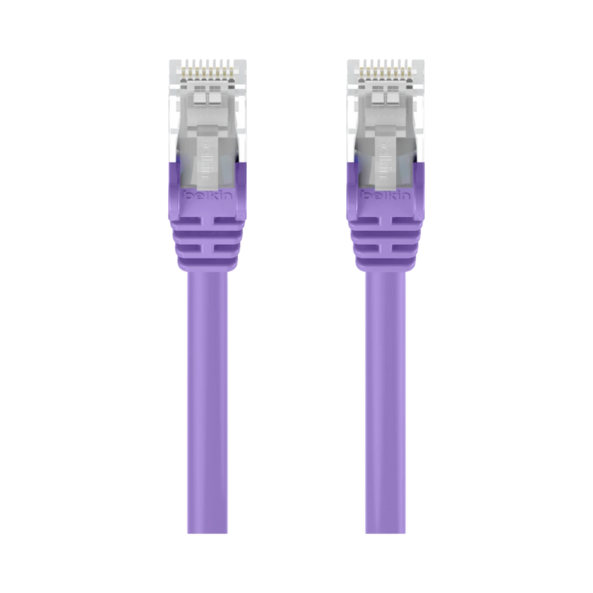Belkin Cat6 Snagless Patch Cable 25ft (Purple) — Being Shipped