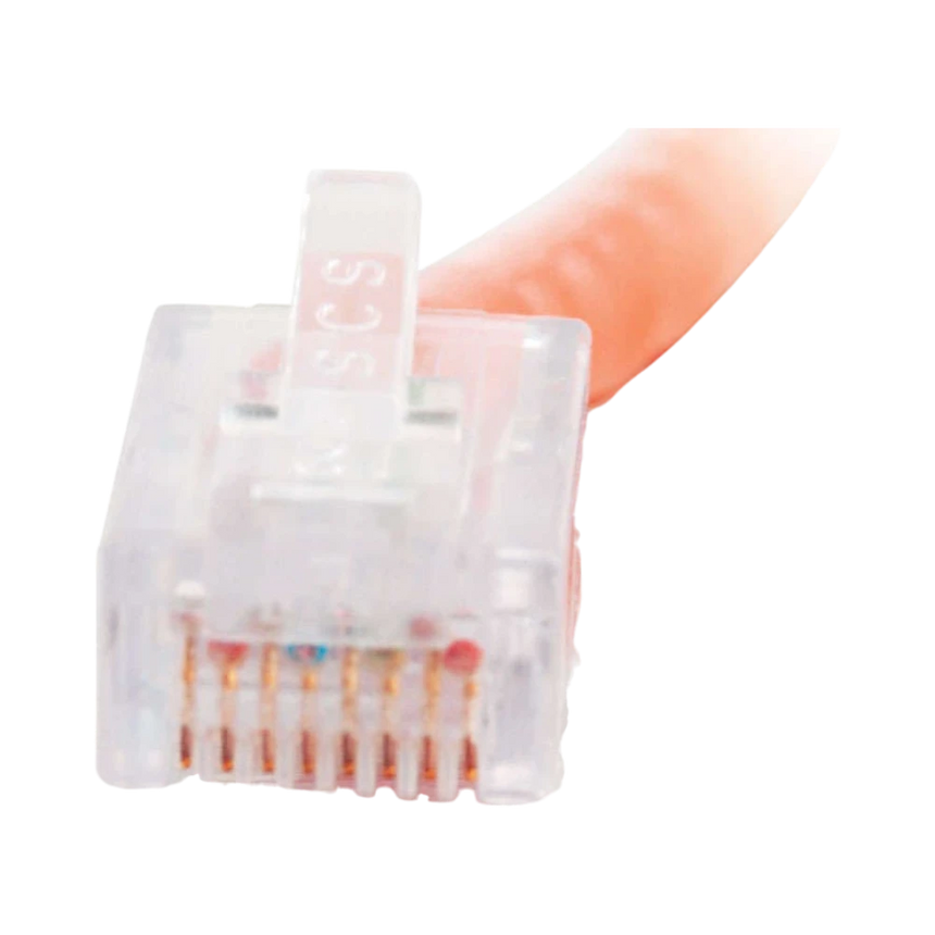 C2G 25ft Cat5e Non-Booted Crossover Patch Cable (Orange) — Being Shipped