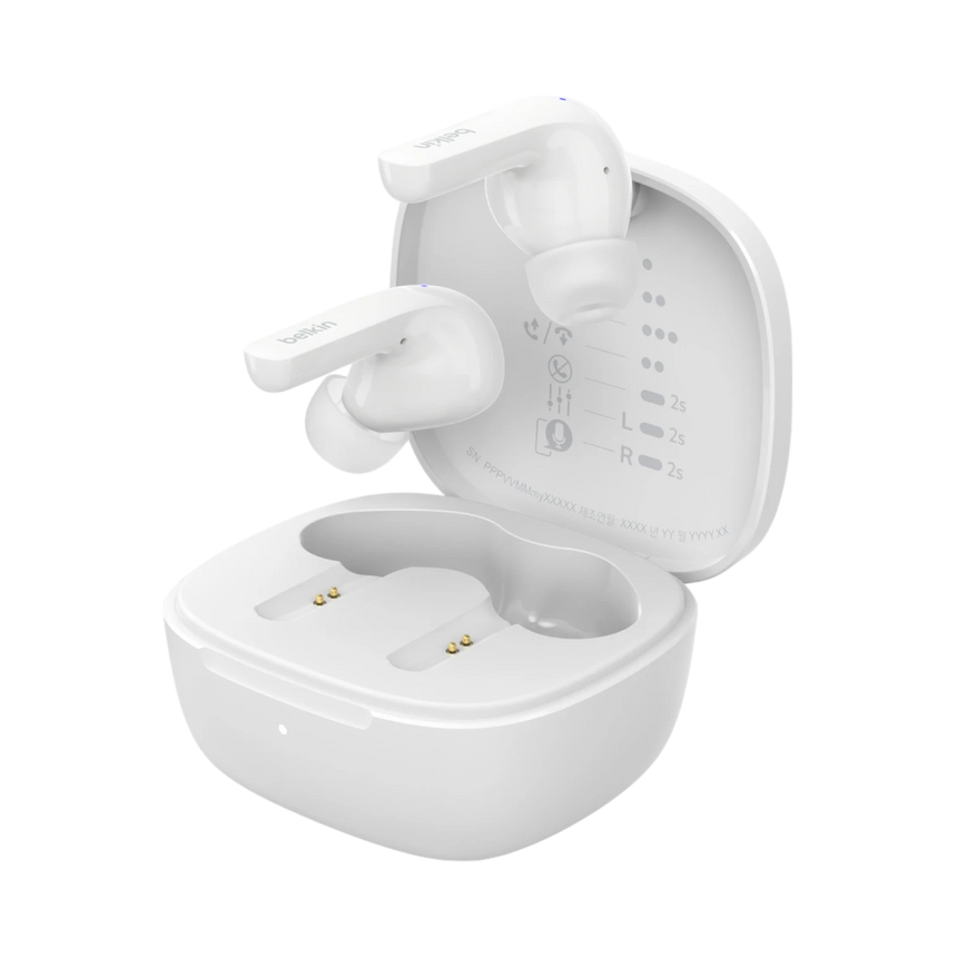 Belkin SoundForm Motion True Wireless Earbuds (White) — Being Shipped