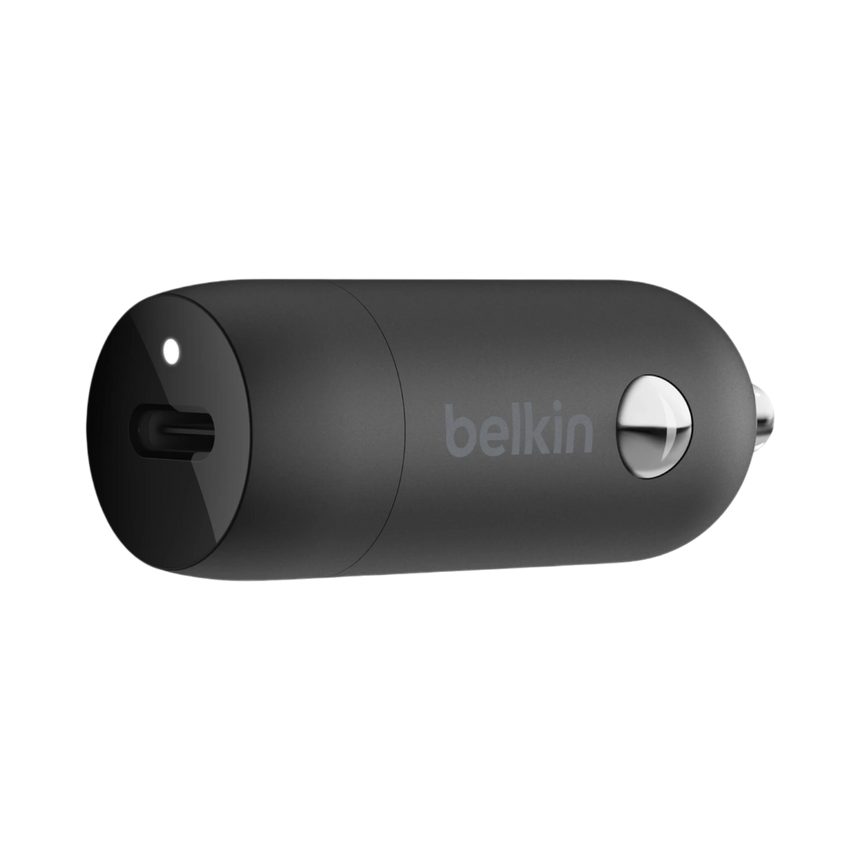 Belkin 20W USB-C Car Charger with Lightning Cable (Black) — Being Shipped