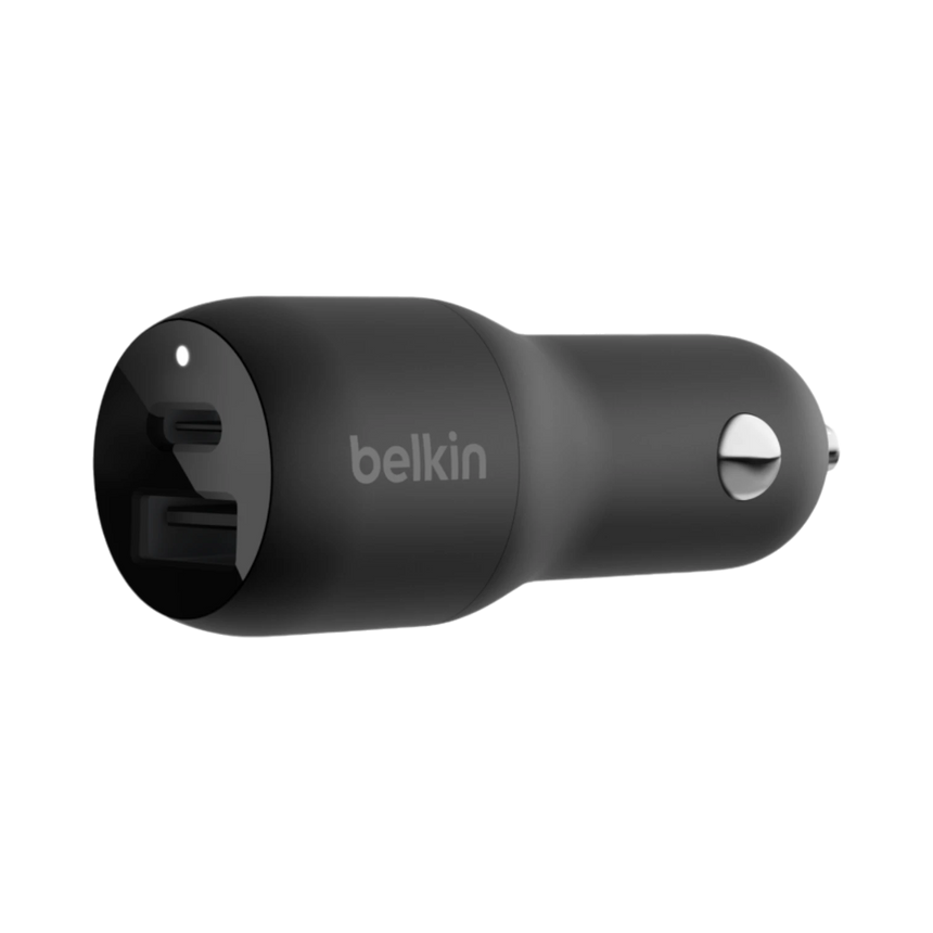 Belkin Dual Car Charger with PPS & USB-C to USB-C Cable (Black) — Being Shipped