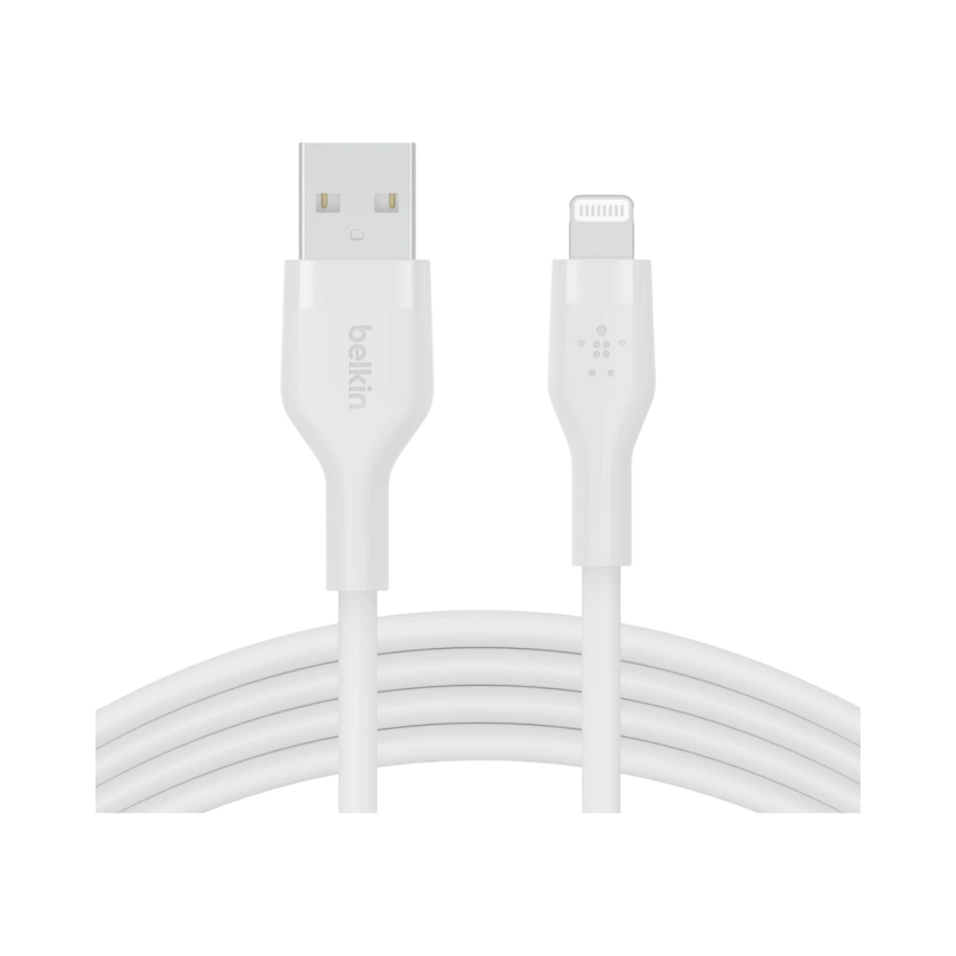 Belkin BoostCharge Flex 6.6ft USB-A to Lightning Cable (White) — Being Shipped