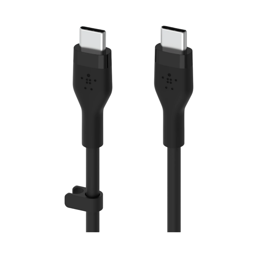 Belkin BoostCharge Flex USB-C to USB-C 6.6FT Silicone Cable (Black) — Being Shipped