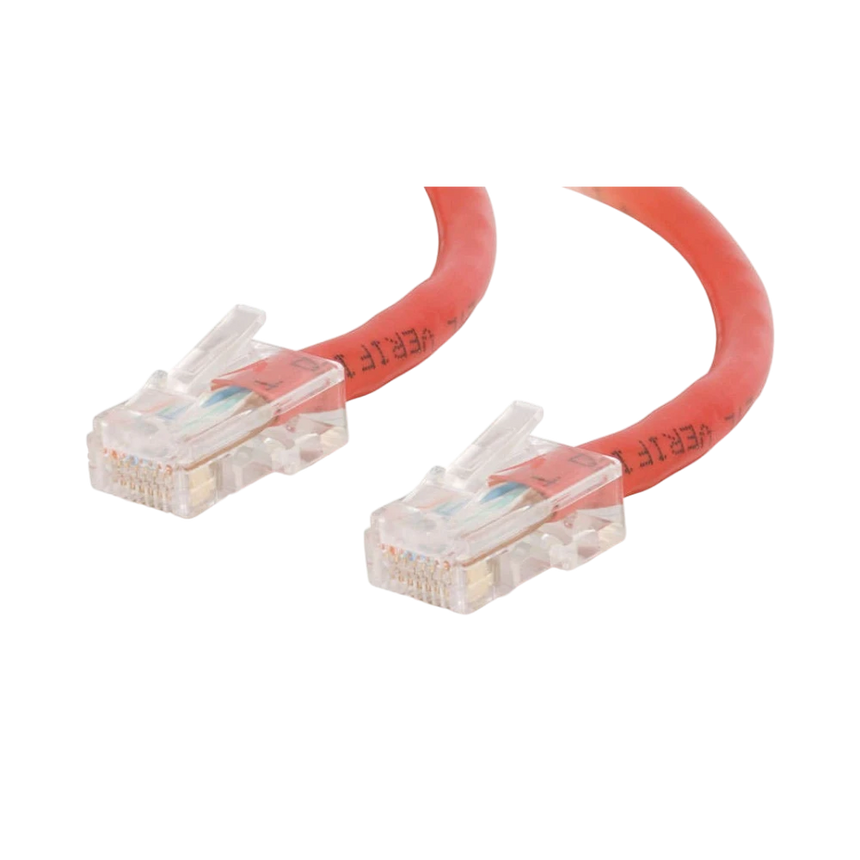C2G 25ft Cat5e Non-Booted UTP Crossover Patch Cable (Red) — Being Shipped