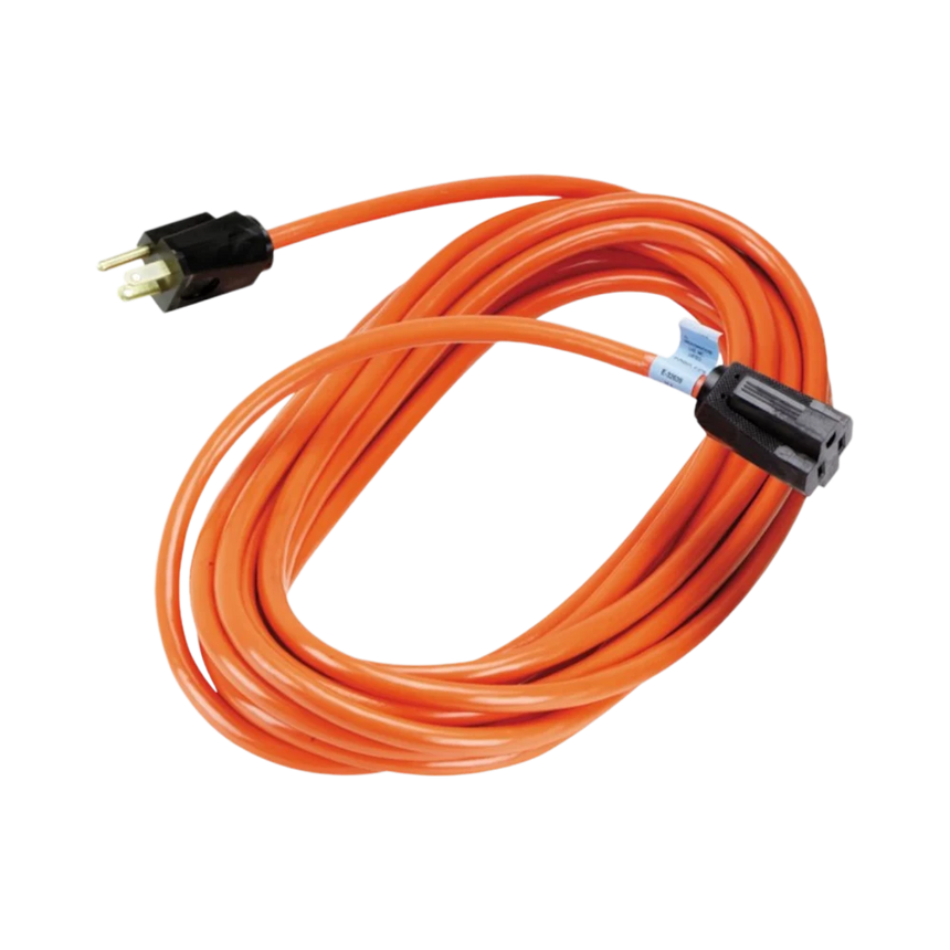 Black Box 15ft Heavy-Duty Indoor/Outdoor Extension Cord (Orange) — Being Shipped