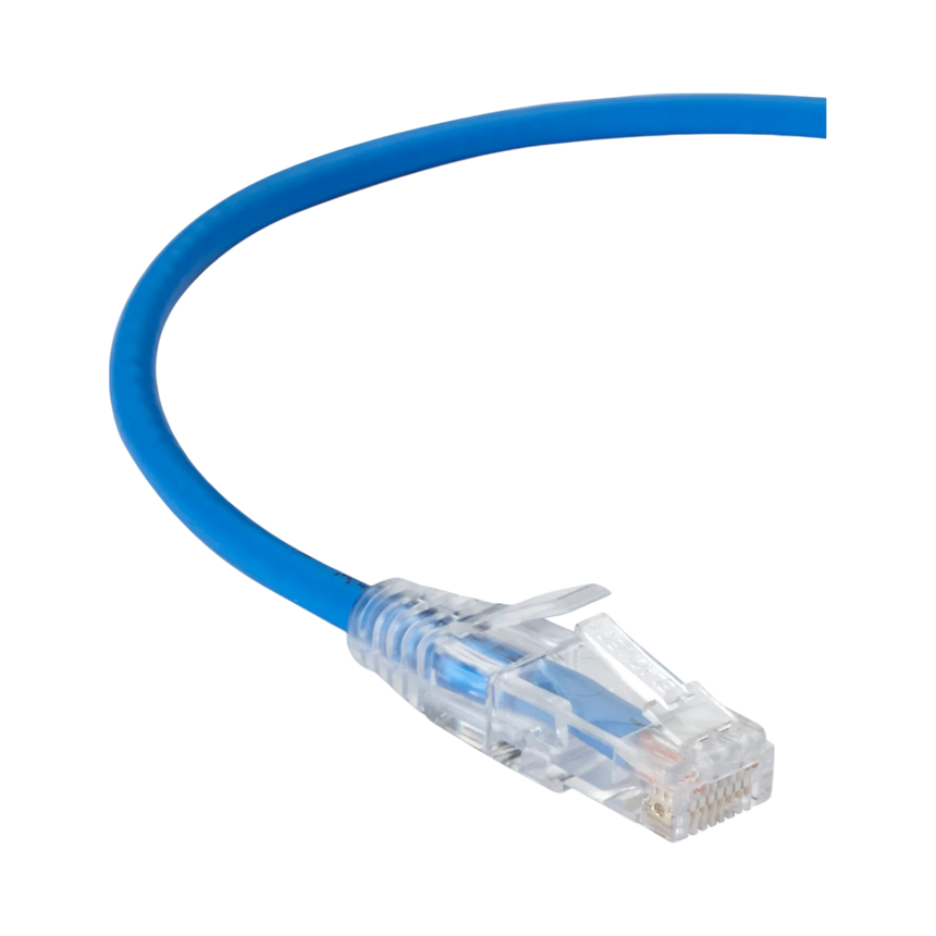 Black Box 10ft Slim-Net CAT6A 28AWG Stranded Ethernet Patch Cable (Blue) — Being Shipped