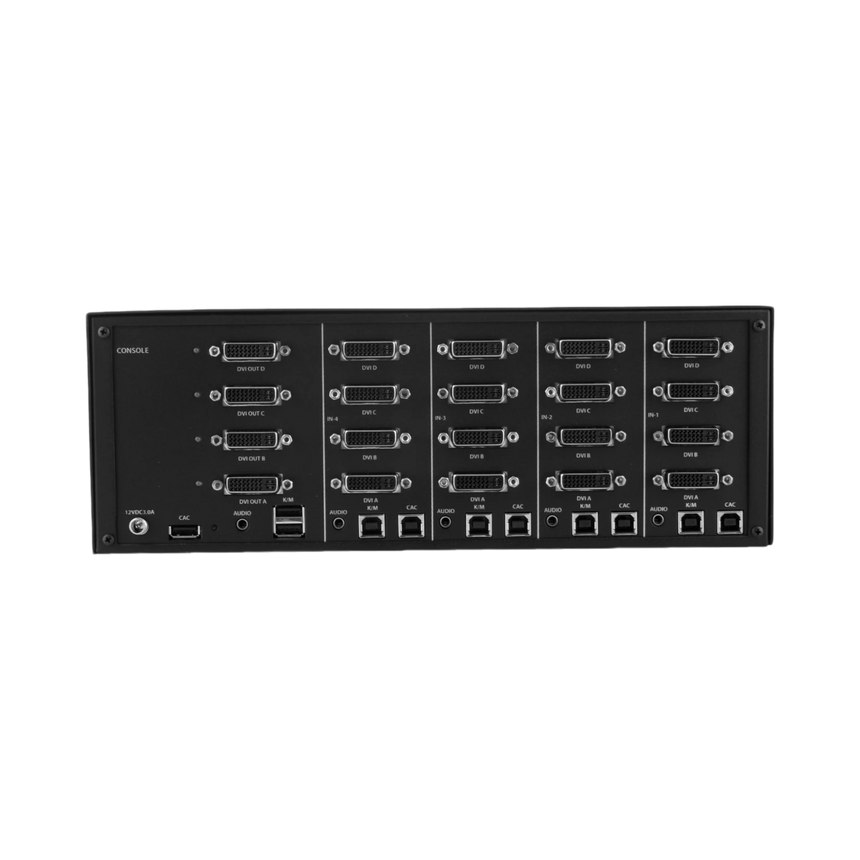 Black Box 4-Port Quad-Monitor Secure KVM Switch — Being Shipped