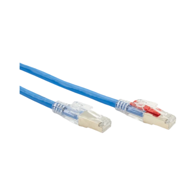 Black Box 15ft GigaTrue 3 CAT6A 650MHz Shielded Ethernet Cable (Blue) — Being Shipped