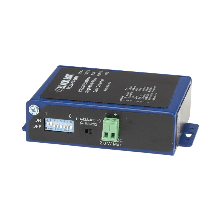 Black Box Async RS-232/422/485 Fiber Extender Singlemode SC — Being Shipped