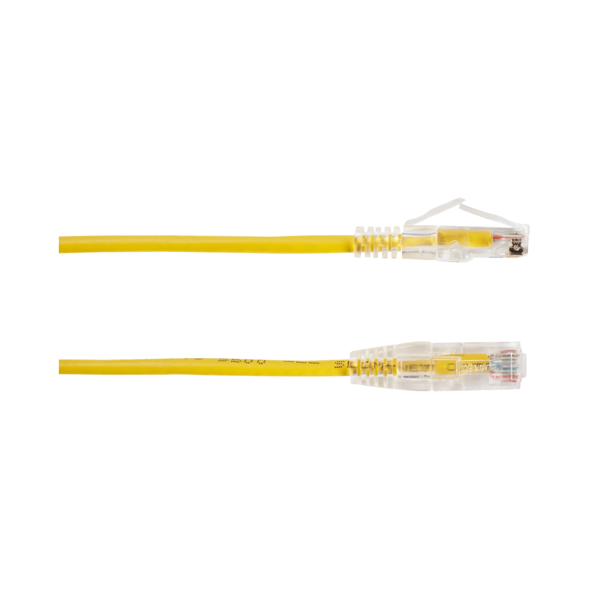Black Box 20ft Slim-Net CAT6A 28AWG Patch Cable (Yellow) — Being Shipped