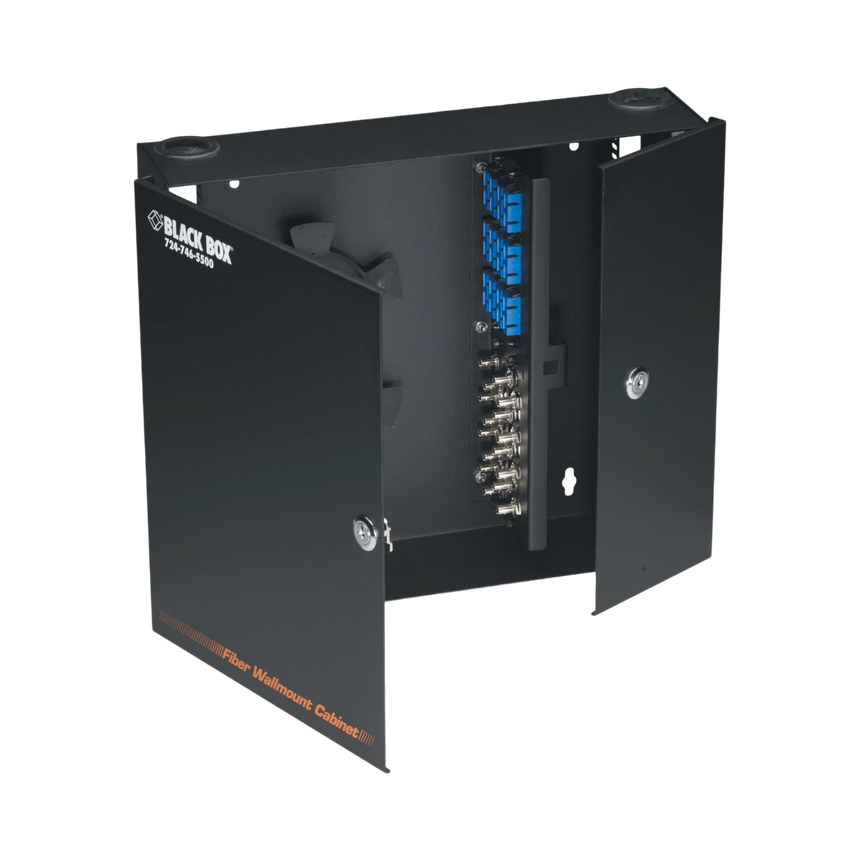 Black Box Locking 4-Slot Wallmount Fiber Enclosure — Being Shipped