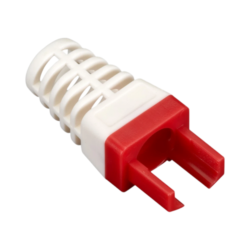 Black Box CAT6 EZ Red Boots for EZ-RJ45 Plugs (25-Pack) — Being Shipped
