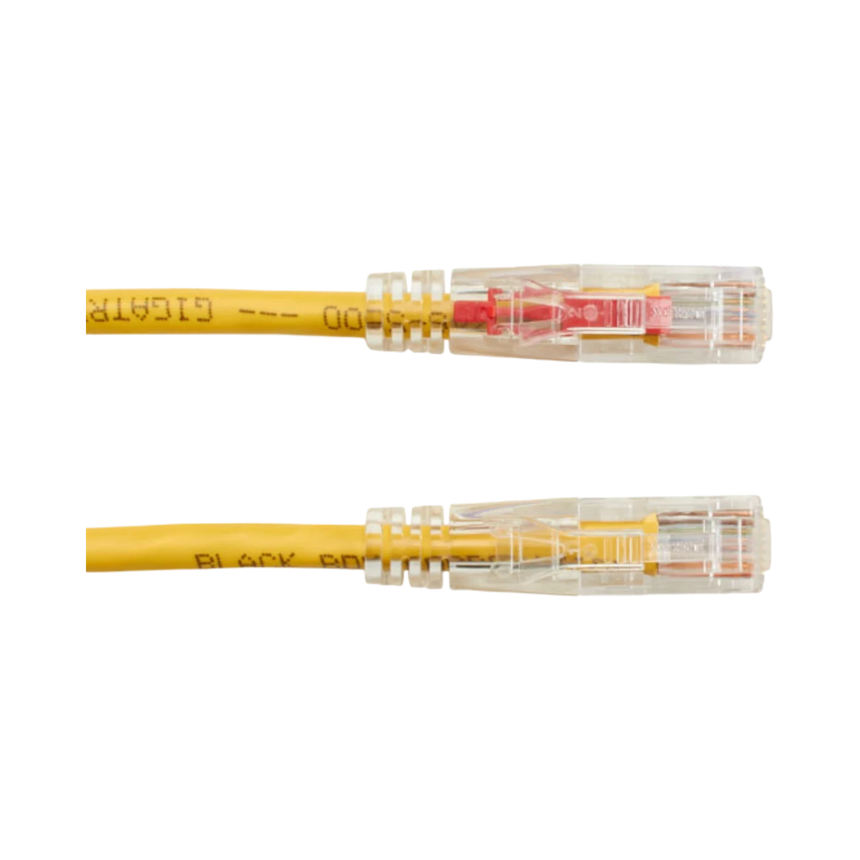 Black Box 25ft GigaTrue 3 CAT6 550MHz Snagless Ethernet Cable (Yellow) — Being Shipped