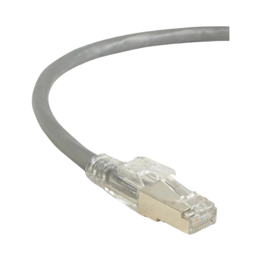 Black Box 5ft GigaTrue 3 CAT6 Shielded Locking Ethernet Cable (Gray) — Being Shipped