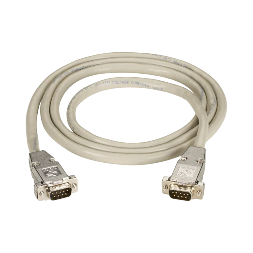 Black Box 25ft RS232 Metal Hood DB9 Male/Male Shielded Cable — Being Shipped