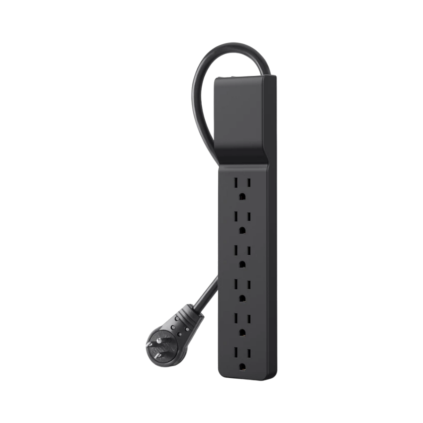 Belkin 6-Outlet Surge Protector with 6ft Cord 3-Pack (Black) — Being Shipped