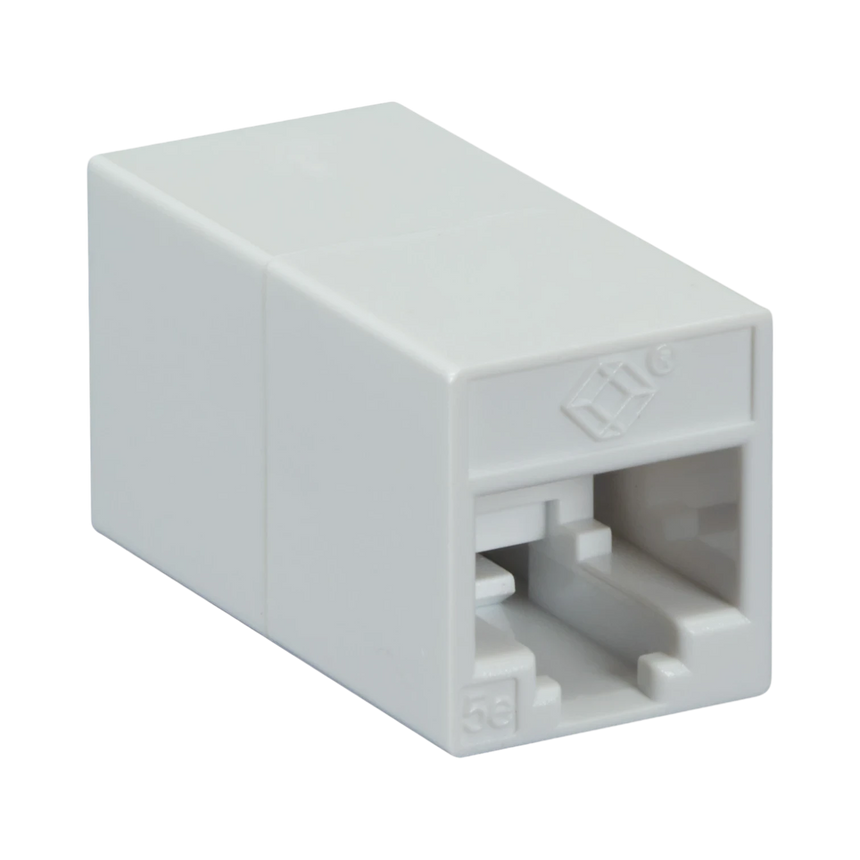 Black Box CAT5e Coupler Unshielded Straight Pin (White) — Being Shipped