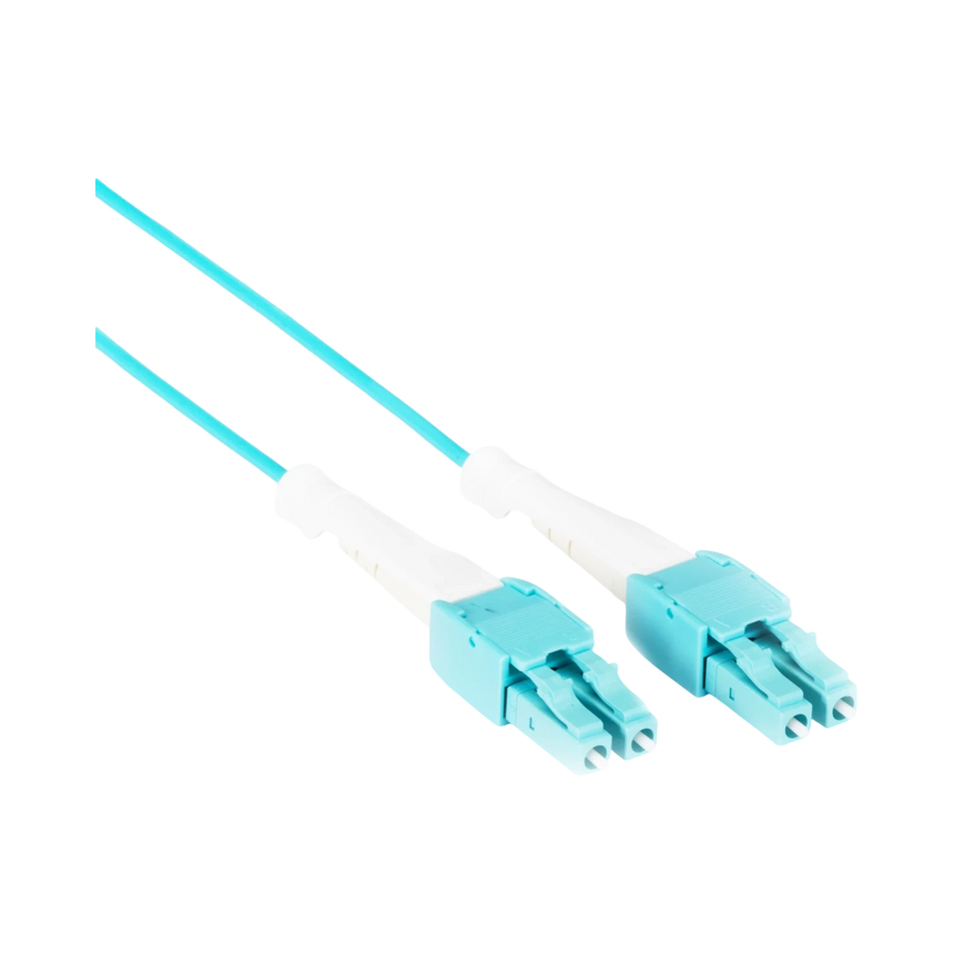 Black Box 3.2ft LC-LC OM4 50/125 Fiber Optic Cable (Aqua) — Being Shipped