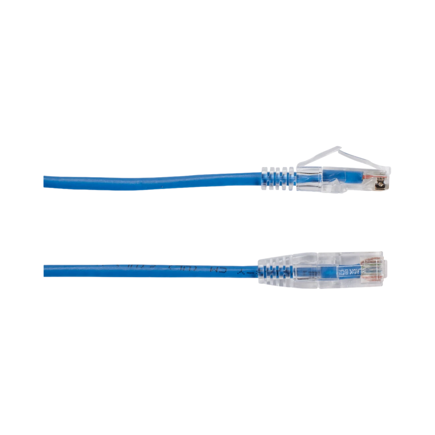 Black Box 15ft Slim-Net CAT6A Ethernet Patch Cable (Blue) — Being Shipped