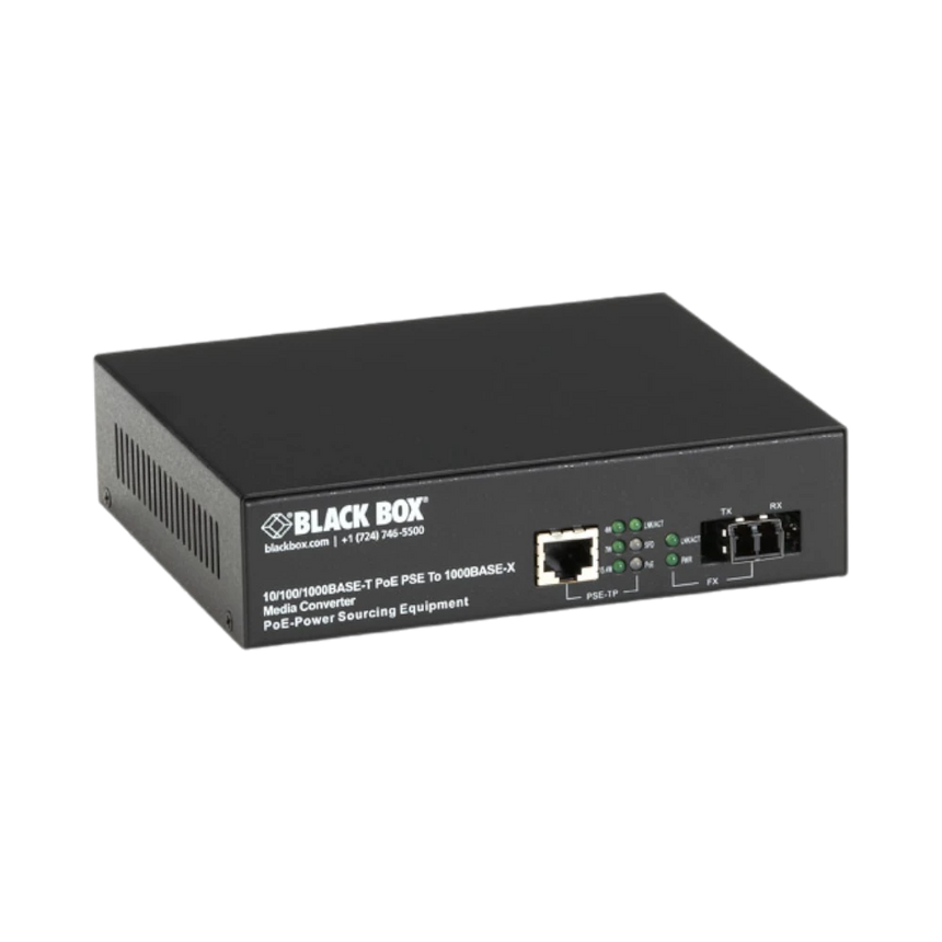 Black Box 10km Fiber Gigabit PoE Media Converter — Being Shipped