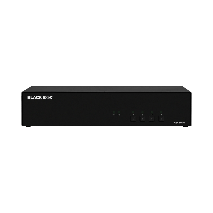 Black Box Secure NIAP 4-Port Dual-Monitor 4.0 KVM Switch — Being Shipped