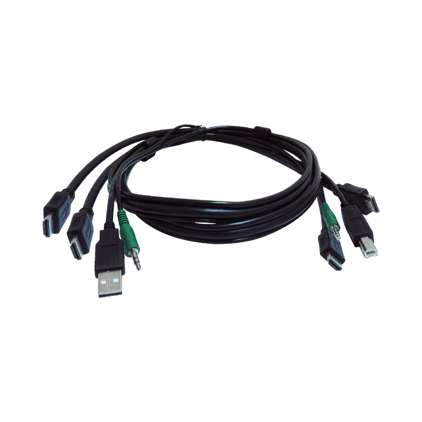 Black Box Secure KVM Cable with USB, HDMI & 3.5mm Audio — Being Shipped