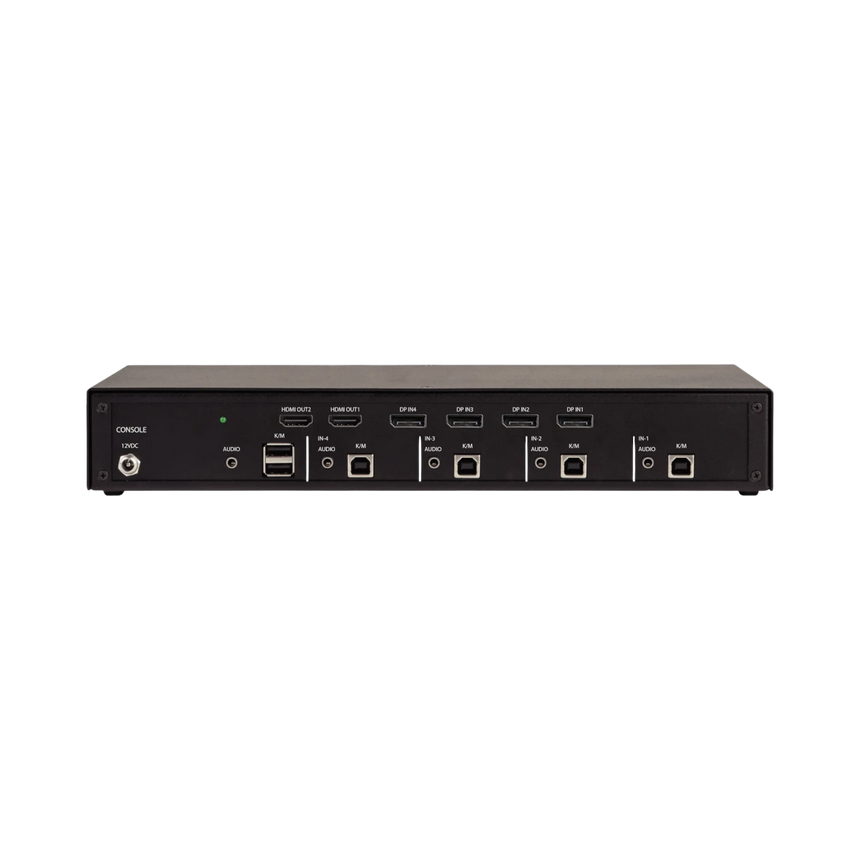 Black Box Secure 4-Port NIAP 4.0 KVM Switch with DisplayPort MST — Being Shipped